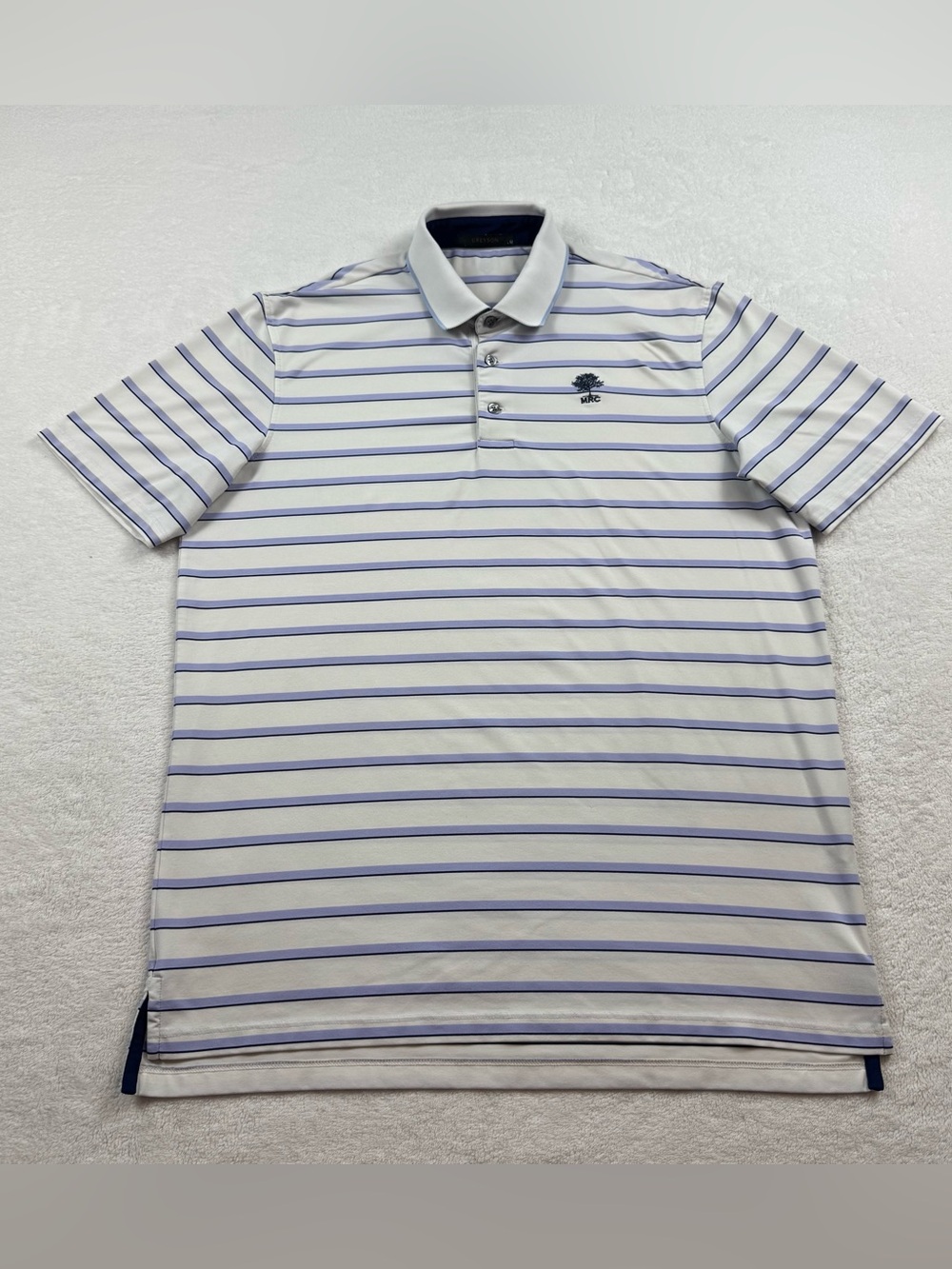 Greyson polo shirt men’s size medium multicolor striped golf performance